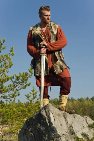 Viking. Severské Warrior — Stock fotografie