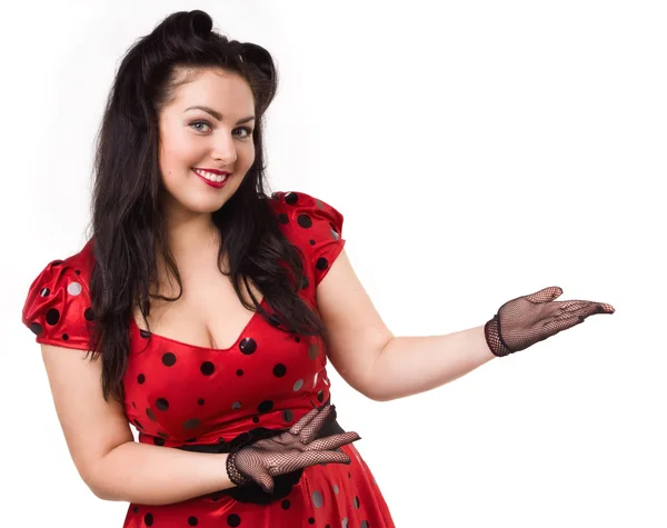 Aantrekkelijke pin-up girl — Stockfoto