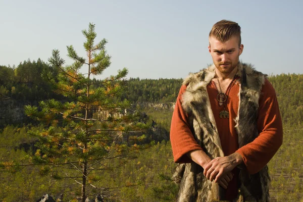Viking. Nordic savaşçı — Stok fotoğraf