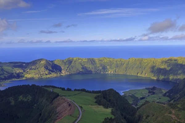 Lagoa Azul, San Miguel Island Azores — Stok fotoğraf