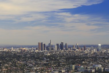 Los angeles şehir merkezinde, kuş bakışı