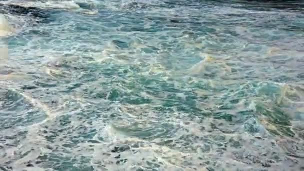 Wave splash on the rocks, Azzorre, Portogallo — Video Stock