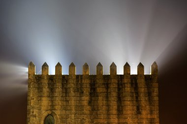 Eski kale duvar aydınlatma Porto ile