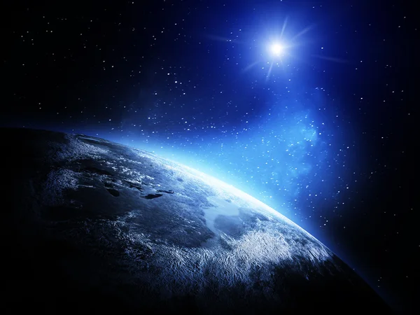World map from space