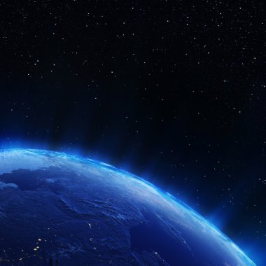 Rusya şehir ışıkları