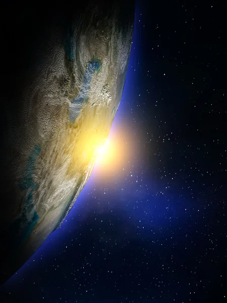 Uzaydan Dünya — Stok fotoğraf