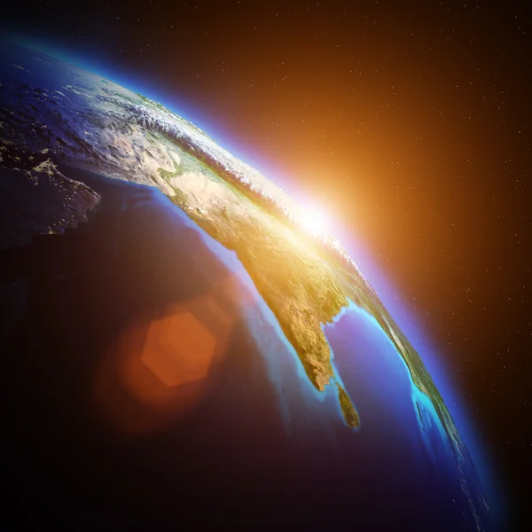 Föld az űrből — Stock Fotó