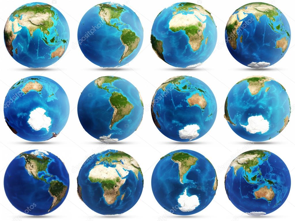 Planet Earth set — Stock Photo © 1xpert #70195713