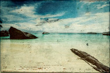 Sanat vintage beach