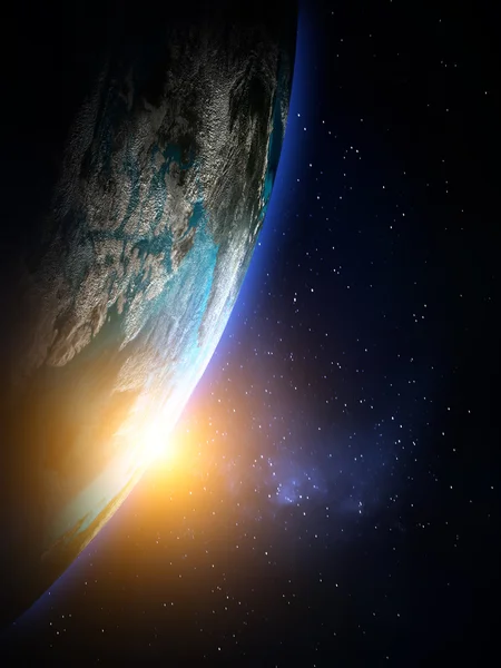 Planeta Terra do espaço — Fotografia de Stock