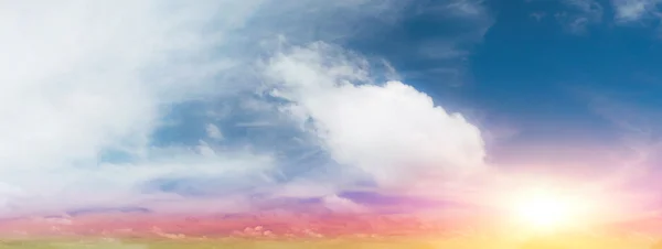 Colorful sky and clouds — Stock Photo, Image