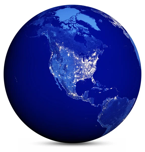 Mapa da Terra — Fotografia de Stock
