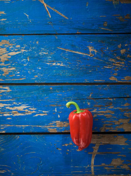 Pimentão orgânico vermelho — Fotografia de Stock