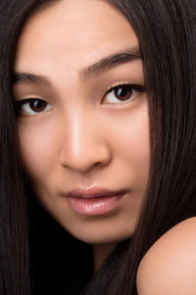 Ansikte asiatiska Lady — Stockfoto