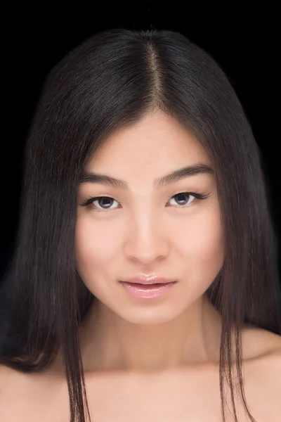 Nahaufnahme von gesicht von asiatisch dame — Stockfoto