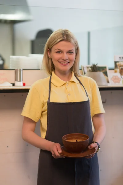 Bild der Köchin aus Restaurant oder Café — Stockfoto