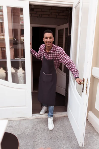 Picture of cook man from restaurant or cafe — Stock Photo, Image