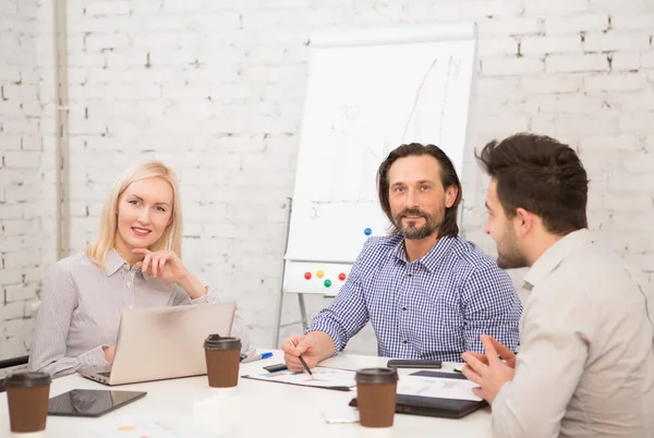 Naaiatelier van businessteam — Stockfoto