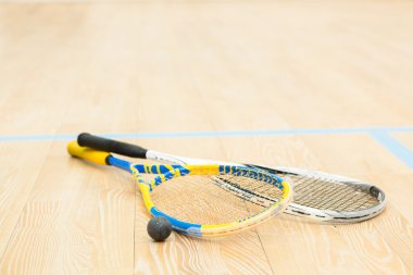 Squash racket closeup clipart