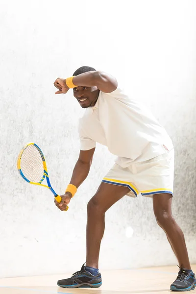 Squash jugador hombre — Foto de Stock
