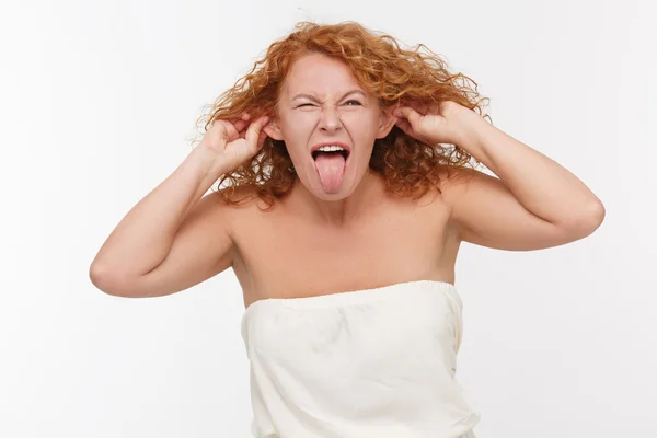 Madura mujer engañando —  Fotos de Stock