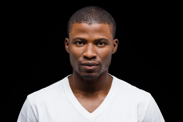 Afro-American man posing in studio — Stock Photo, Image