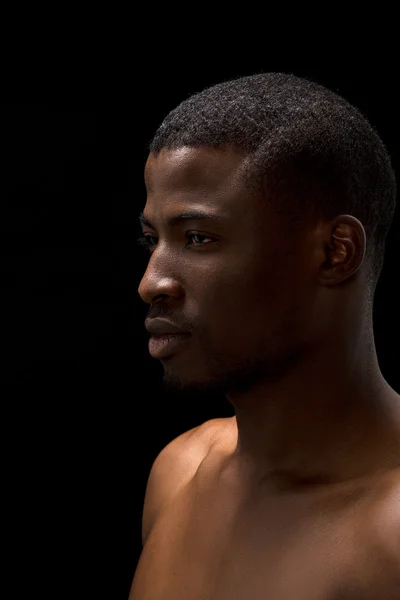 Afro-American man har huvudvärk — Stockfoto