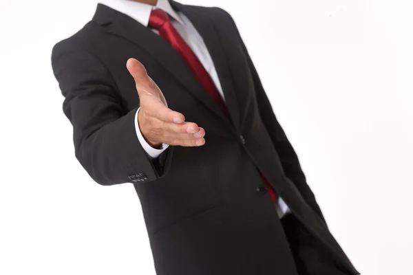 Businessman ready for handshake — Stock Photo, Image