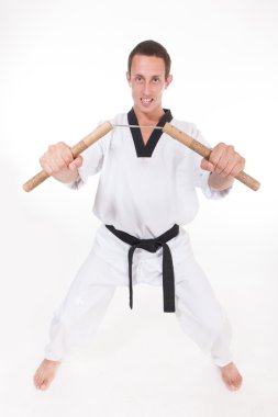 Martial arts master clipart