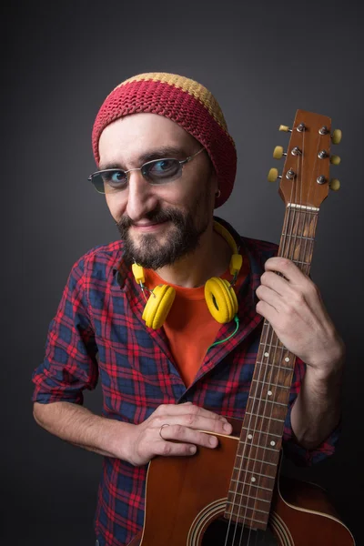Hipster bearded man — Stock Photo, Image