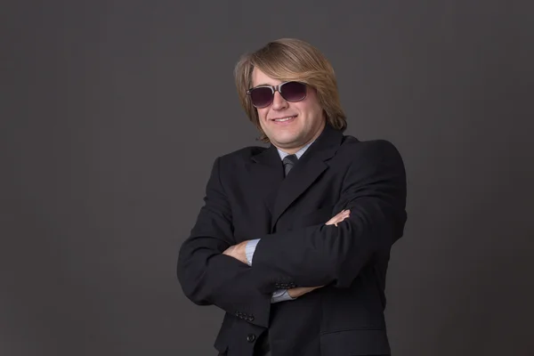 Businessman in sunglasses — Stock Photo, Image