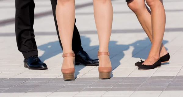 Legs of business people — Stock Photo, Image