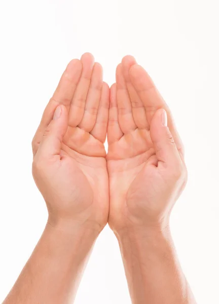 Mans hands — Stock Photo, Image