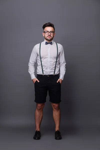 Hombre hipster guapo —  Fotos de Stock