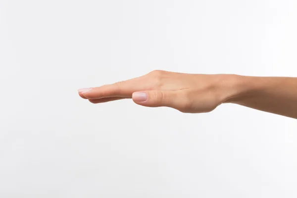 Женская рука с нежной кожей — стоковое фото