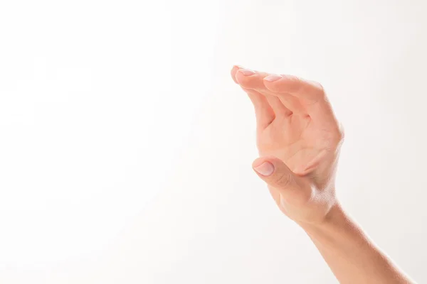 Mujeres de la mano como si la celebración de la tarjeta de crédito —  Fotos de Stock