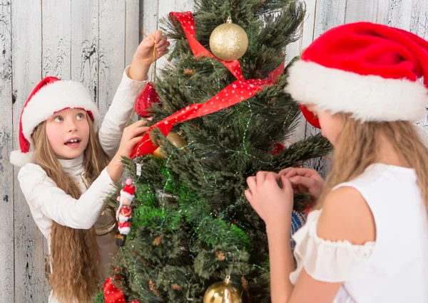 New Year tree at home — Stock Photo, Image