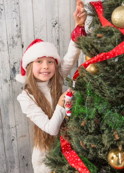 Árbol de Año Nuevo en casa — Foto de Stock