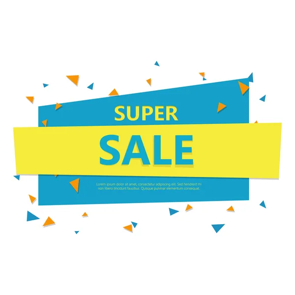 Sale banner template. — Stock Vector