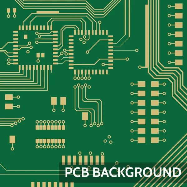 PCB Vektor Hintergrund — Stockvektor