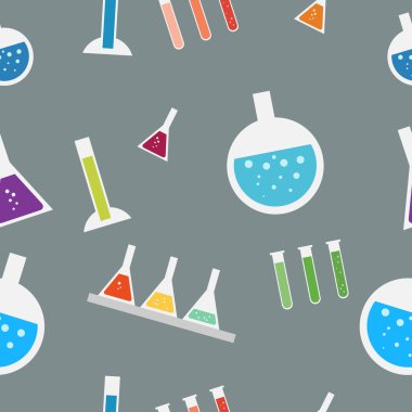 Sorunsuz laboratuvar desen vektör