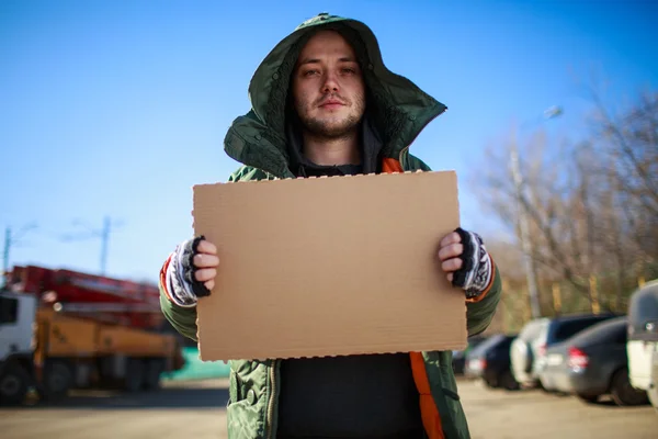 Hajléktalan személy — Stock Fotó