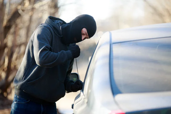 Car thief — Stock Photo, Image