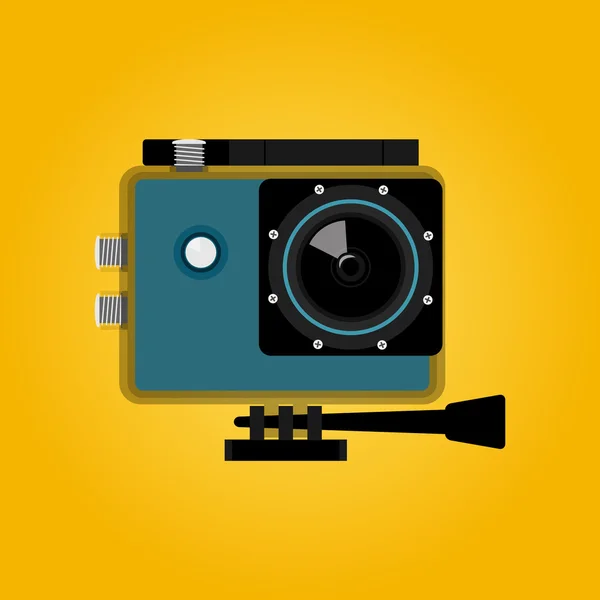 Extreme actie video digitale camera — Stockvector