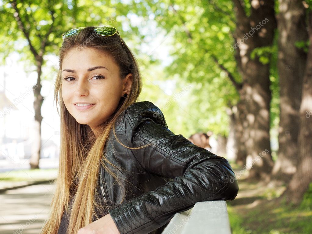 Portrait of beautiful woman