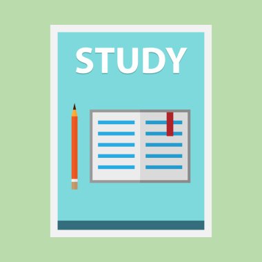 Düz tasarım vektör illüstrasyon kavramlar eğitim.