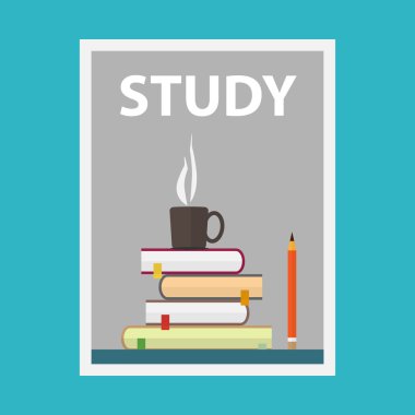 Düz tasarım vektör illüstrasyon kavramlar eğitim.