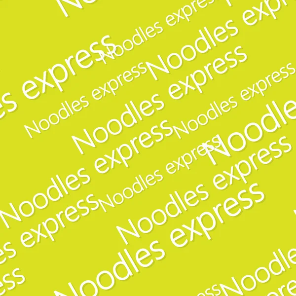 Noodles logo modello senza soluzione di continuità . — Vettoriale Stock