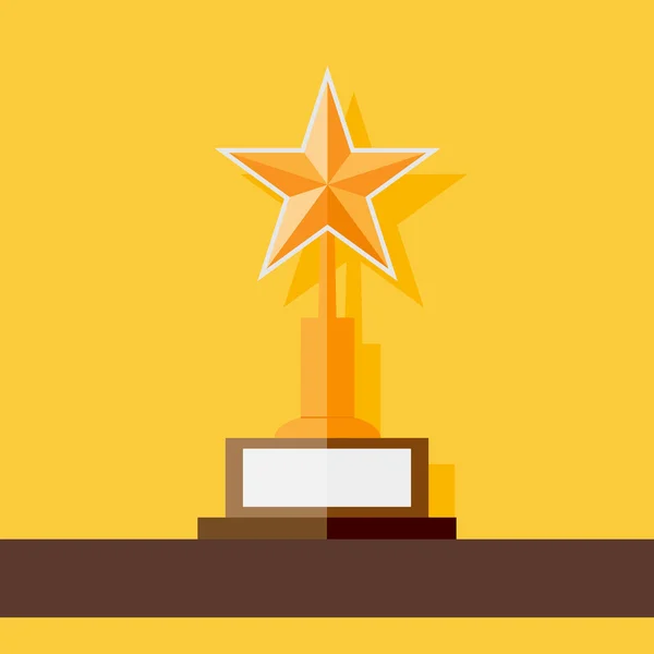 Icono de premio estrella — Archivo Imágenes Vectoriales