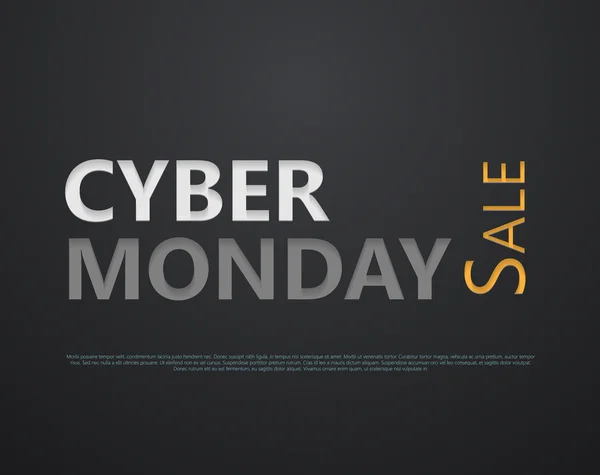 Cyber Monday Venta — Archivo Imágenes Vectoriales